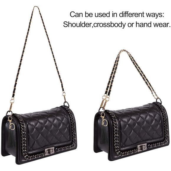 47 Inch Purse Chain Strap Faux Leather - Picture 5 of 6